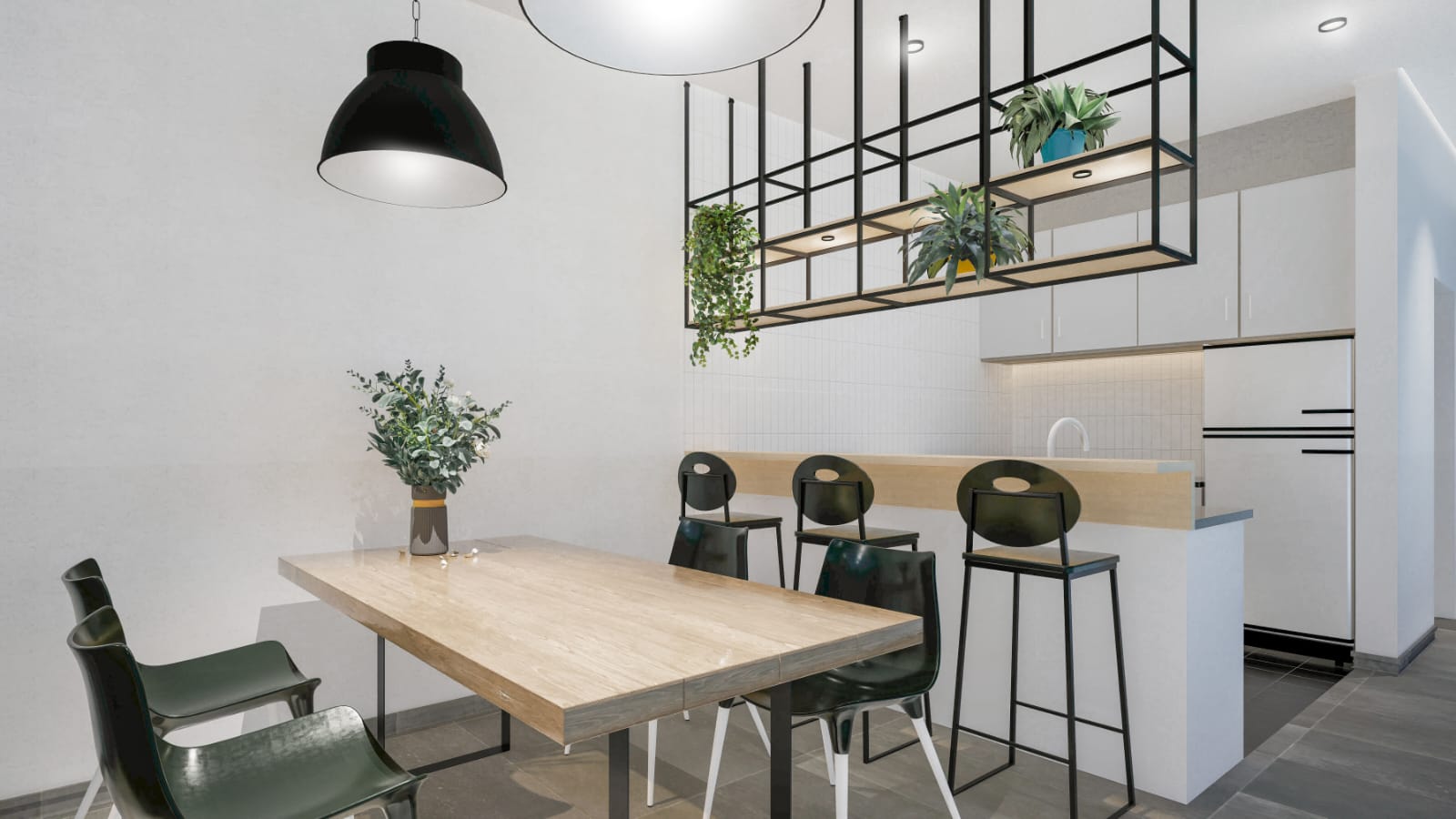 Cocina de un dúplex Gavilea
